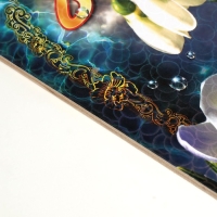 Доска разделочная большая "8 марта. Подснежники", 19,5&times;27,5 см