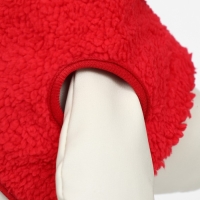 Новый год. Шапка для животных "Колпак", размер S(ОМ 15 см, длина 15 см), красный