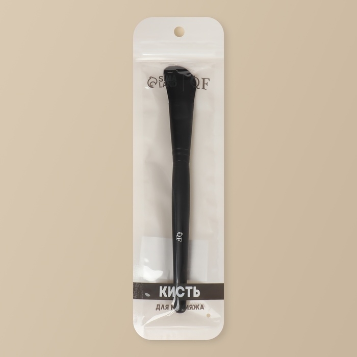 Кисть для макияжа, скошенная, 18 (&plusmn; 1) см, цвет чёрный