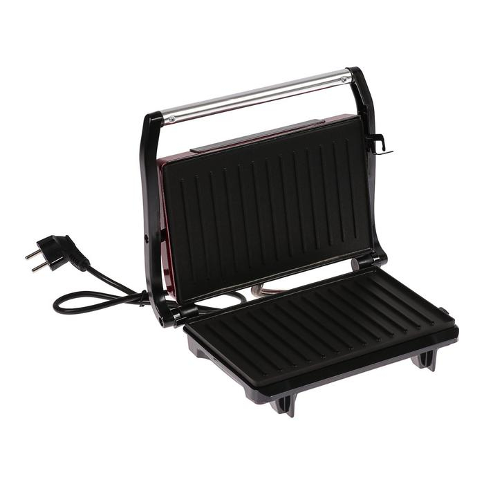 Сэндвичница Kitfort КТ-1609 Panini Maker, 640 Вт, антипригарное покрытие, красный/чёрный Сэндвичница Kitfort КТ-1609 Panini Maker, 640 Вт, антипригарное покрытие, красный/чёрный