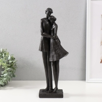 Сувенир полистоун "Мама и дочка" чёрный 40х12х11 см Сувенир полистоун "Мама и дочка" чёрный 40х12х11 см