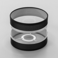 Абажур "Сигма" черный белый Е27 15х15х12 см Абажур "Сигма" черный белый Е27 15х15х12 см