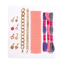 Набор для творчества &laquo;Создай украшение&raquo;, браслеты, сиреневый