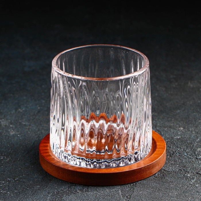 Стакан стеклянный на подставке &laquo;Торн&raquo;, 250 мл