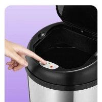 Мусорное ведро сенсорное с крышкой КТ-6807 - 3 л