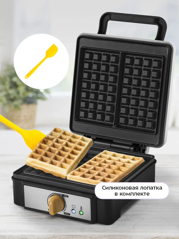 Вафельница электрическая для венских вафель КТ-1692 1200 Вт