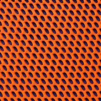 Заготовка из крупной сетки Rete, M, оранжевый неон