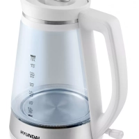 Чайник HYK-G3037 1.9л. 3000Вт белый