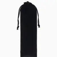 Мешочек подарочный, 6&times;18 см, чёрный