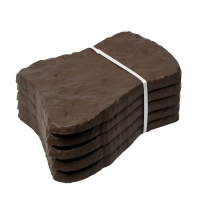 Модульное покрытие, 55 &times; 42 см, пластик, коричневый, &laquo;Камень № 1&raquo;, 1 шт.