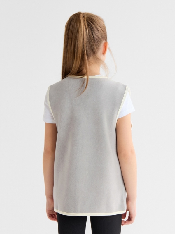 Жилетка флисовая детская Collorista, цв. графит, рост 98 см Жилетка флисовая детская Collorista, цв. графит, рост 98 см