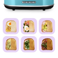 Тостер для хлеба с поддоном для крошек КТ-6455 - 685-815 Вт Тостер для хлеба с поддоном для крошек КТ-6455 - 685-815 Вт