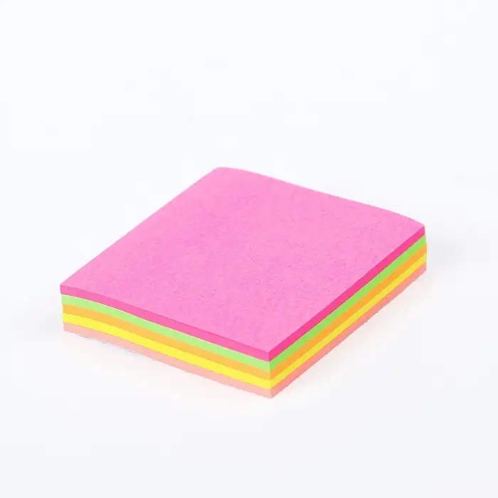 Блок с липким краем, Calligrata, 51&times;51 мм, 100 листов, 5 цветов, МИКС