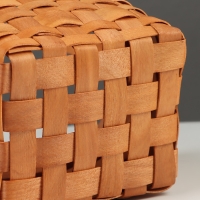 Набор корзин плетёных, 3 шт., 26&times;19&times;12 см, 20&times;15&times;11 см, 17&times;11&times;10 см, ива, натуральный цвет