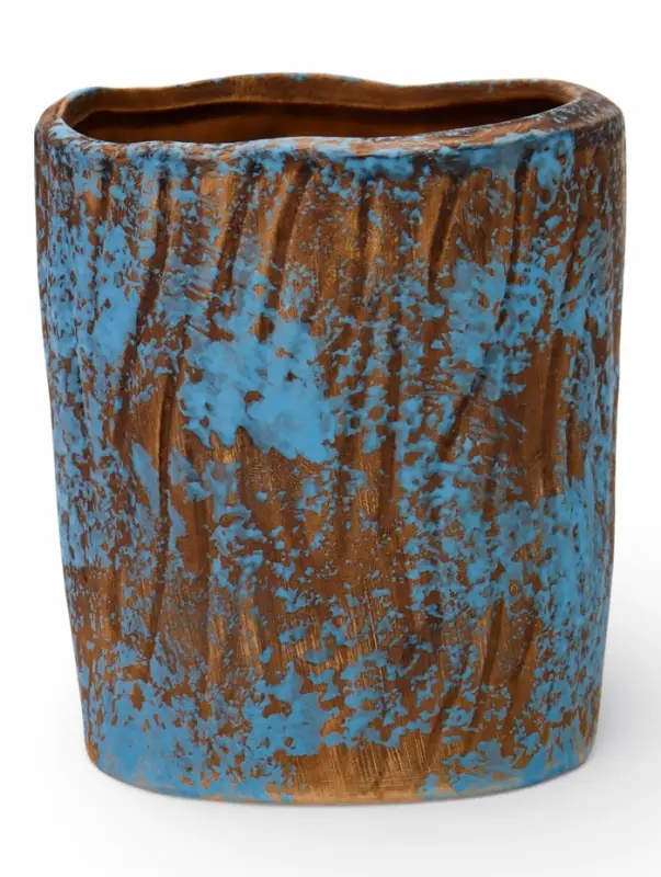 Декоративный горшок для цветов &laquo;Подсолнух&raquo;, 9&times;9&times;10 см, керамический, Greengo