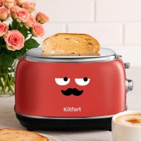 Тостер с поддоном для крошек КТ-6457 - 815 Вт