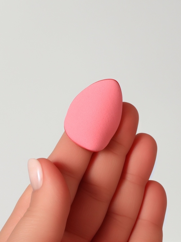 Набор спонжей д/макияжа овал (наб 5шт цена за наб) латекс МИКС пакет QF