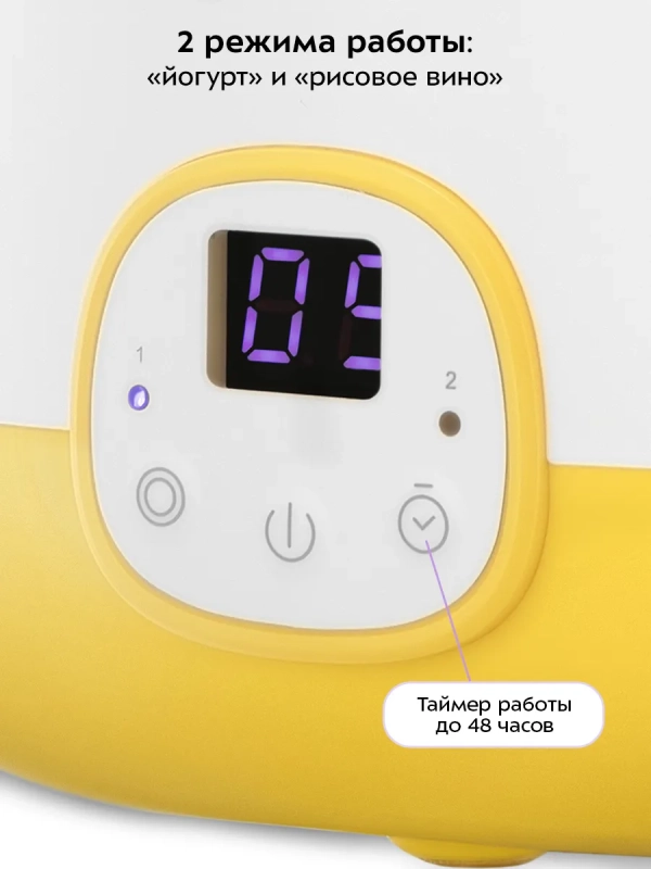 Йогуртница электрическая КТ-6407 - 20 Вт