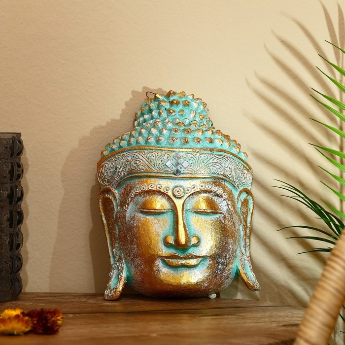 Сувенир "Голова Будды" албезия 25 см