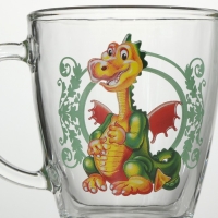 Кружка «Дракоша», стеклянная, 350 мл Кружка «Дракоша», стеклянная, 350 мл