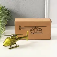 Сувенир металл "Вертолёт" 15,3х9,5х5,8 см