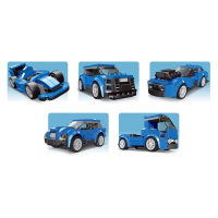 Конструктор блочный &laquo;Спорткар&raquo;, 208 деталей, 10 вариантов сборки