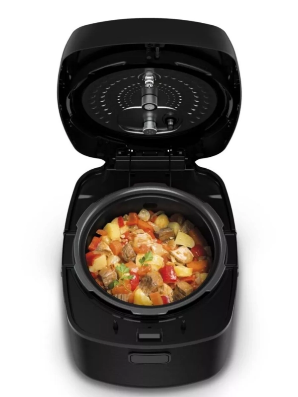 Мультиварка скороварка CY625D32 со сферической чашей, черная