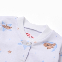 Кофточка детская ATA kids «Сон», молочная/голубая, рост 62 Кофточка детская ATA kids «Сон», молочная/голубая, рост 62