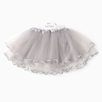 Юбка сетка детская KAFTAN, серый, размер 28