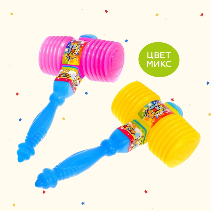 Молоток-пищалка «Бам-Бам», МИКС Молоток-пищалка «Бам-Бам», МИКС