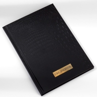 Ежедневник в подарочной коробке. Твердая обложка А5, 80л &laquo;Черный&raquo;