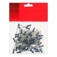 Заклёпки ТУНДРА krep, вытяжные, алюминий-сталь, 4&times;10 мм, синие, 50 шт.