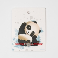 Браслет &laquo;Красная нить&raquo; сердце, цвет белый в серебре, 6 см