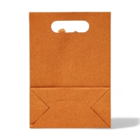 Коробка-пакет, крафтовая с окном, 20 х 14 х 7 см