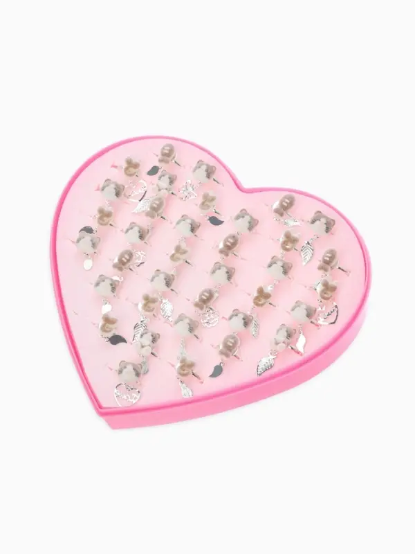 Кольцо &laquo;Выбражулька. Котики бархатные&raquo;, безразмерное, МИКС