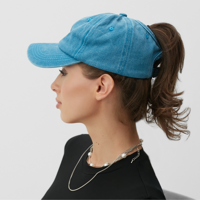 Кепка женская MINAKU, цвет синий, р-р 58