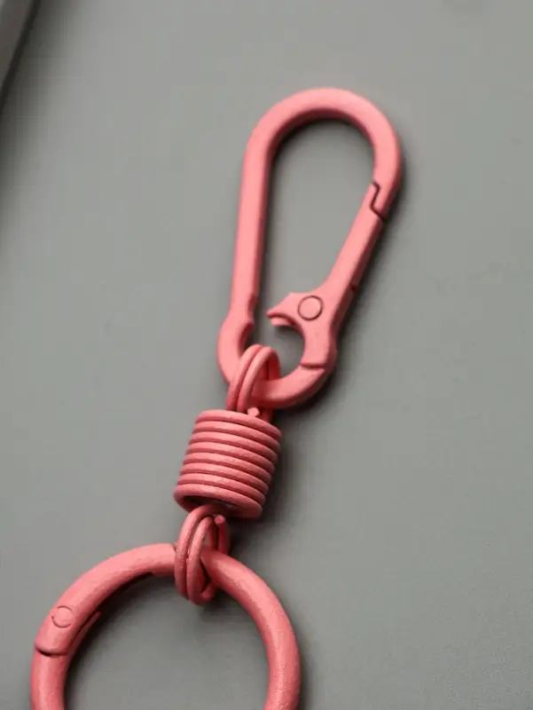 Брелок металл "Карабин с пружиной" цветной МИКС 3,8х1,8х0,9 см длина 9 см