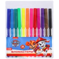 Фломастеры, 12 цветов, Paw Patrol Фломастеры, 12 цветов, Paw Patrol