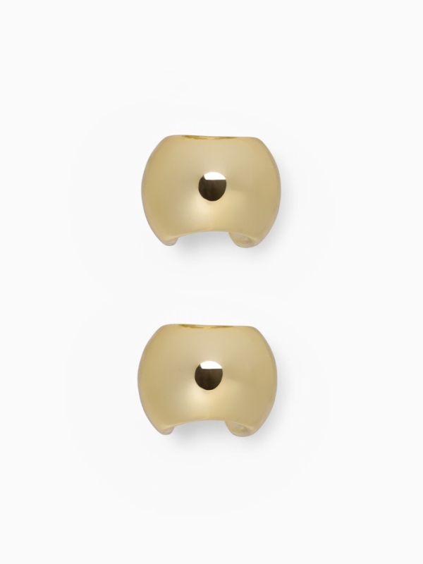 Серьги &laquo;Каффы&raquo; набор 2 шт, объёмные, цвет золото
