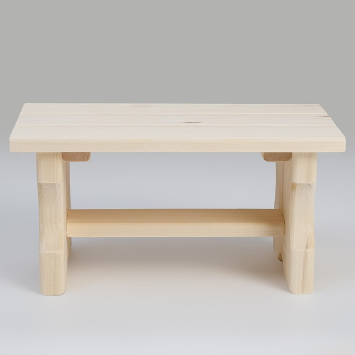 Лавочка низкая, 35&times;21&times;17см, из липы "Первый сорт", "Добропаровъ"