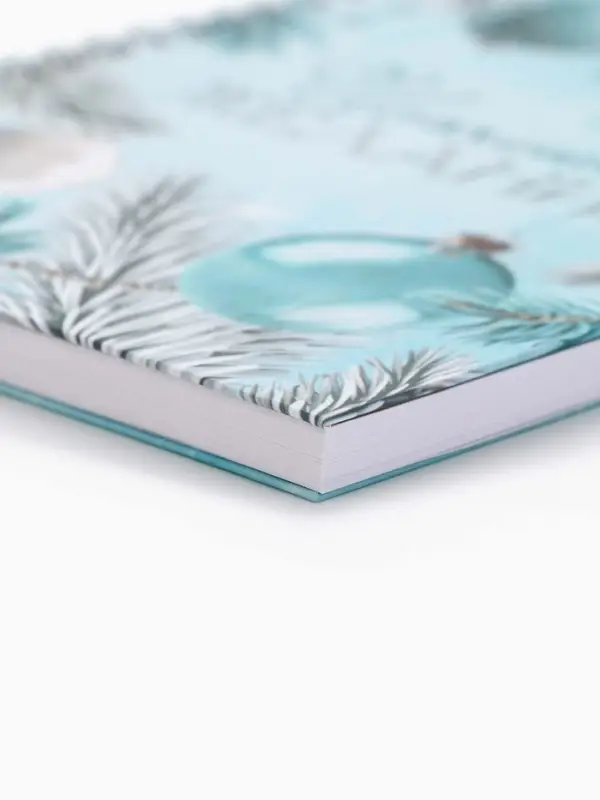 Ежедневник А5 на гребне в твёрдой обложке 80 л "Исполнения желаний"