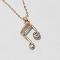 Кулон &laquo;Города&raquo; Рим, нота, цвет золото, 45 см