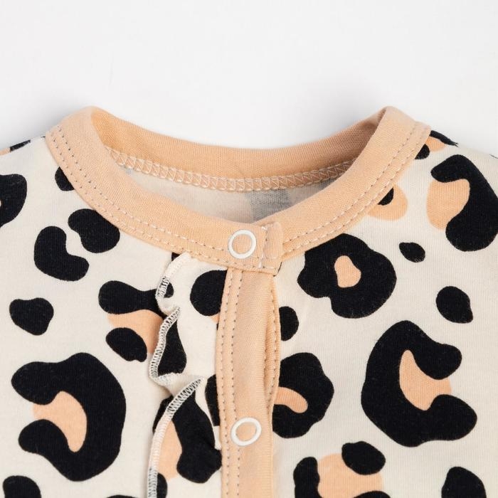 Комбинезон Крошка Я &laquo;Леопард&raquo;, рост 68-74 см