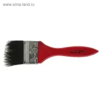 Кисть плоская ЛОМ, смешанная щетина, деревянная рукоятка, 2", 50 мм