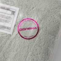 Чалма для сушки волос Доляна &laquo;Ушки&raquo;, микрофибра, с пуговкой, цвет розовый