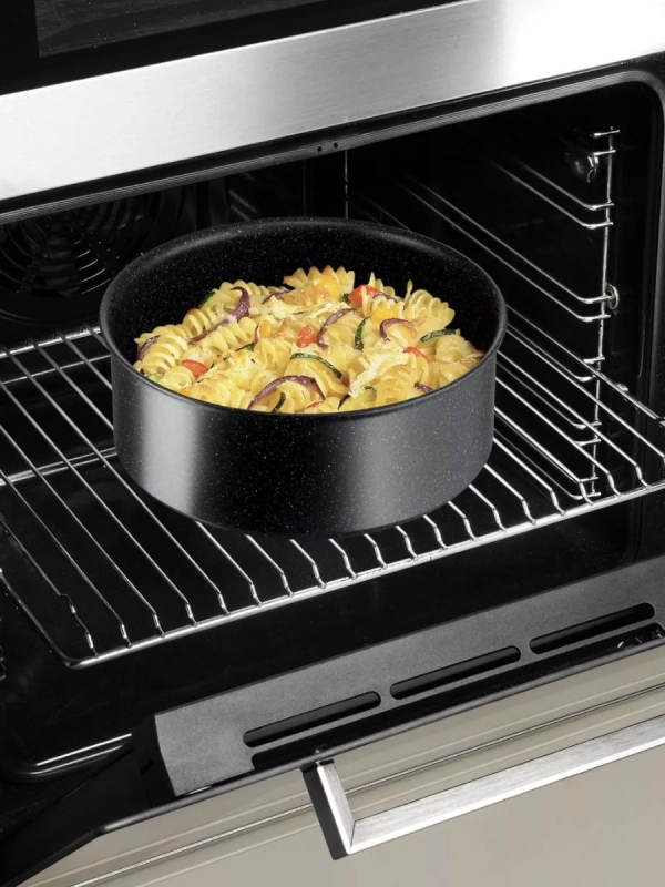 Набор посуды со съемной ручкой Ingenio Black Stone