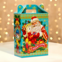 Новый год. Подарочная коробка новогодняя Сказка в Дом 18,5 х 10 х 30,5 см. Новый год. Подарочная коробка новогодняя Сказка в Дом 18,5 х 10 х 30,5 см.