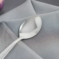 Ложка чайная Доляна &laquo;Майя&raquo;, длина 13.4 см, толщина 1.2 мм, серебристая