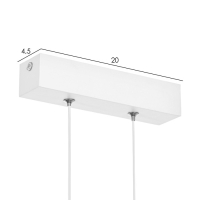 Светильник с ПДУ "Наоми" LED 20Вт 3000-6000К белый 120х100 см Светильник с ПДУ "Наоми" LED 20Вт 3000-6000К белый 120х100 см