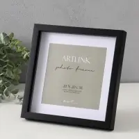 Фоторамка МДФ "Camila" 20х20 см, с паспарту (14х14 см), чёрный